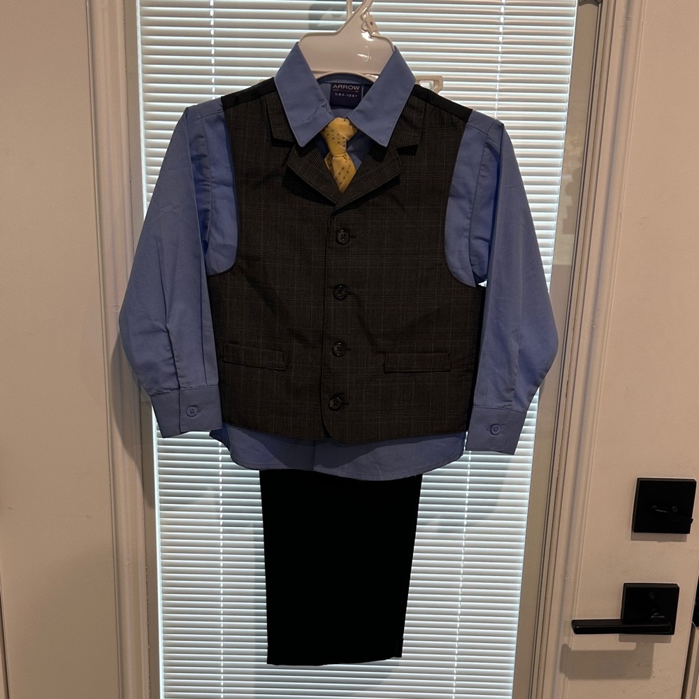 Arrow‎ Kids Matching Set - Blue and Gray